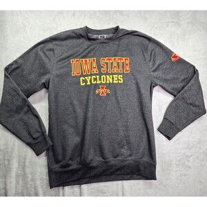 Iowa State Cyclones Crew Neck Sweatshirt Size Large College Stadium Embroidered